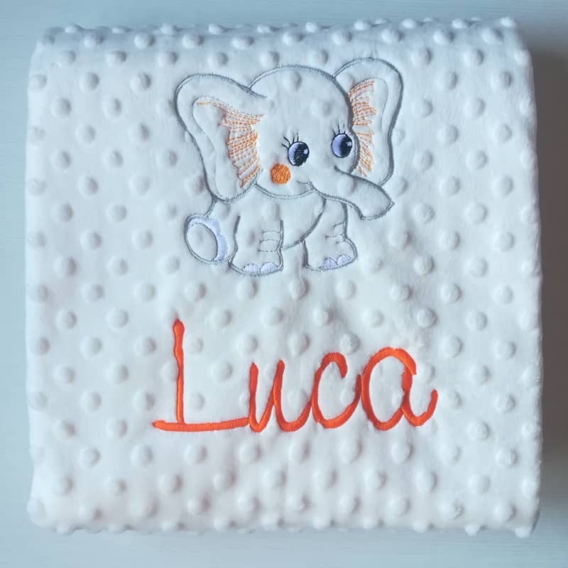 Mantas de bebé personalizadas para niños y niñas, manta de bebé  personalizada con nombre de elefante, mantas personalizadas para niños y  adultos, 40 x